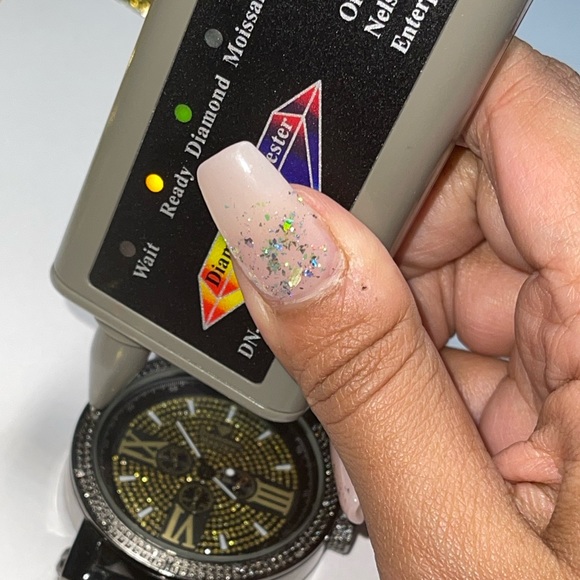 Real diamond watch for men, not cz not moissanite, best gift for him fathers day - Picture 4 of 5